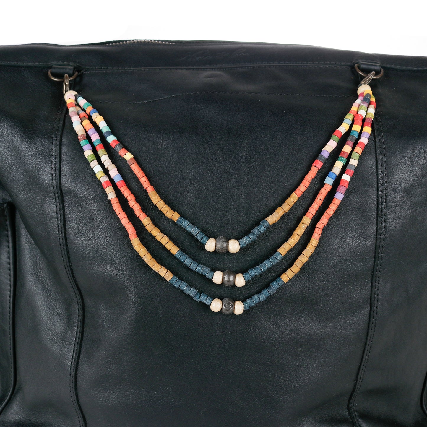 BEADED BAG NECKLACE - NO. 14668