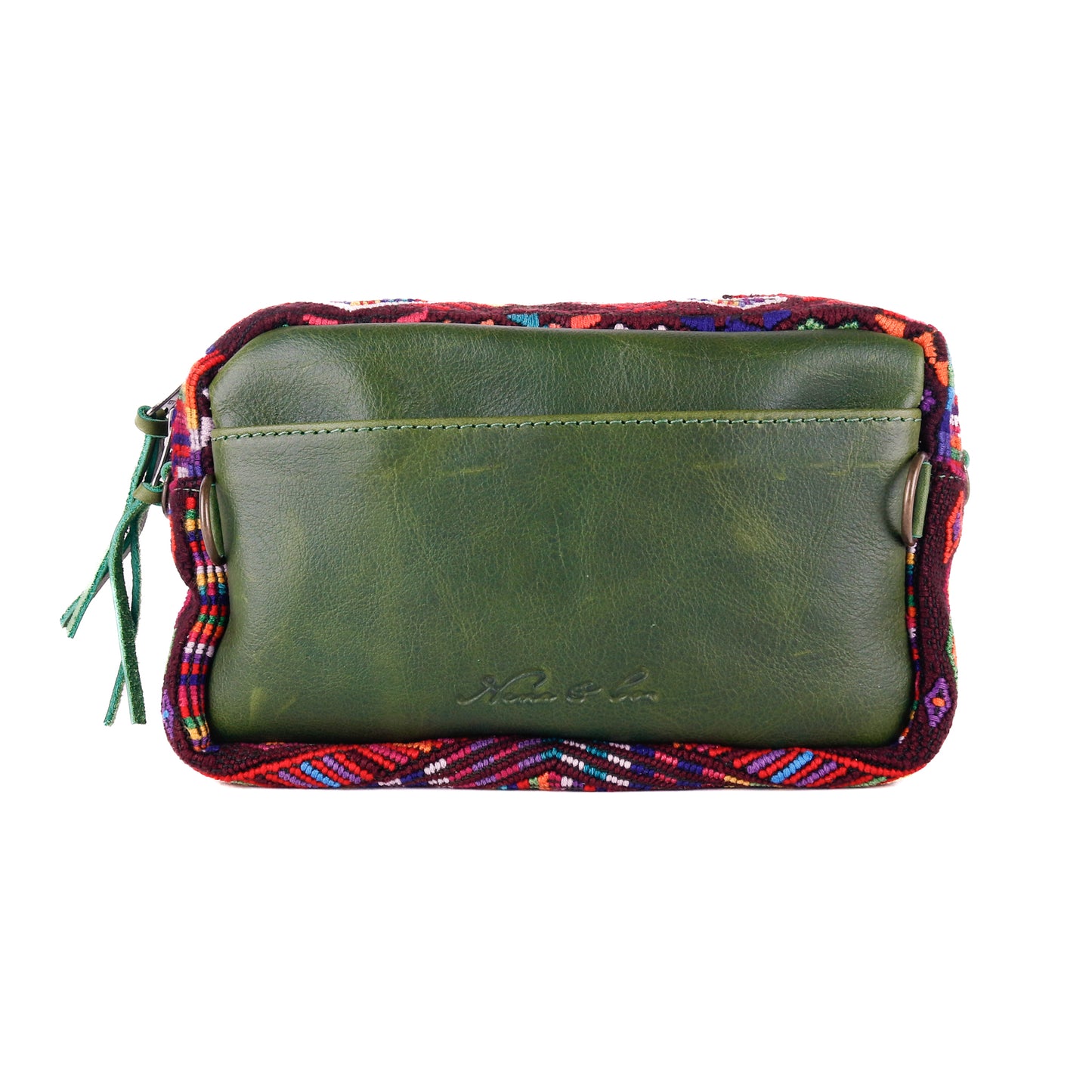 WANDER BAG - OOAK HUIPIL - EMERALD - NO. 14916