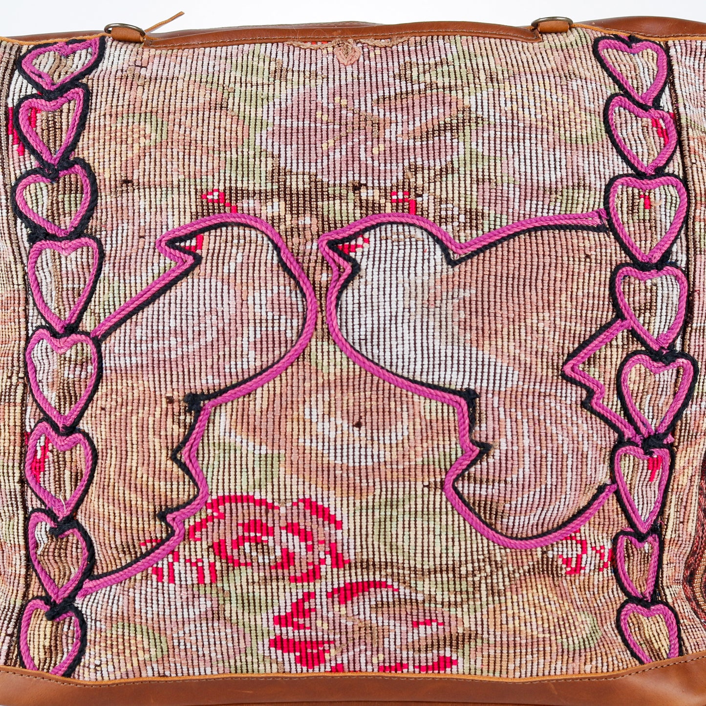 BEATRIZ CDB - EMBROIDERED OOAK HUIPIL - CAFE - NO. 15272