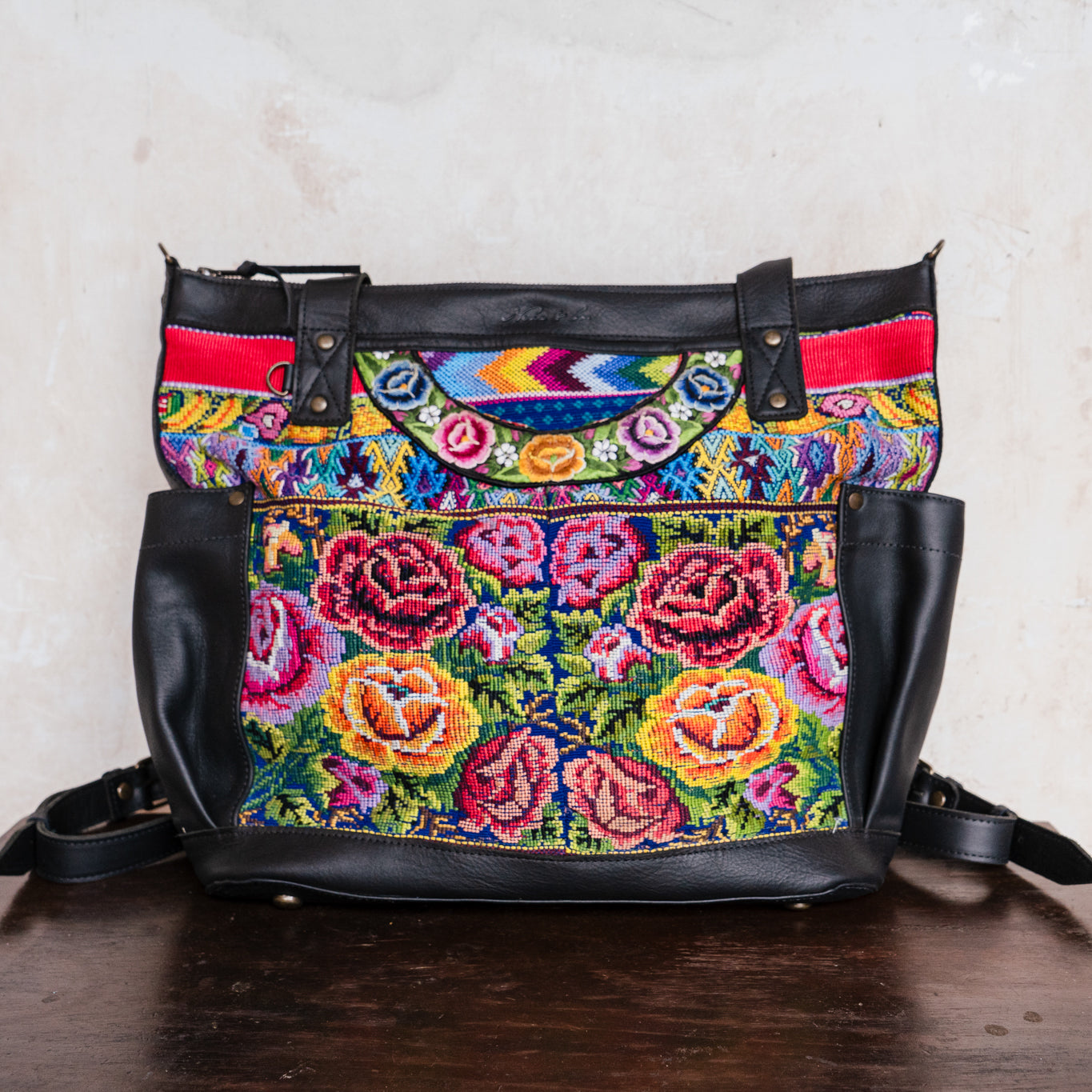 THE PERFECT BAG - OOAK HUIPIL - BLACK - NO. 12688