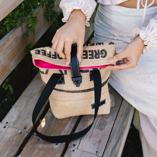 LUNCH BAG - ZERO WASTE BURLAP