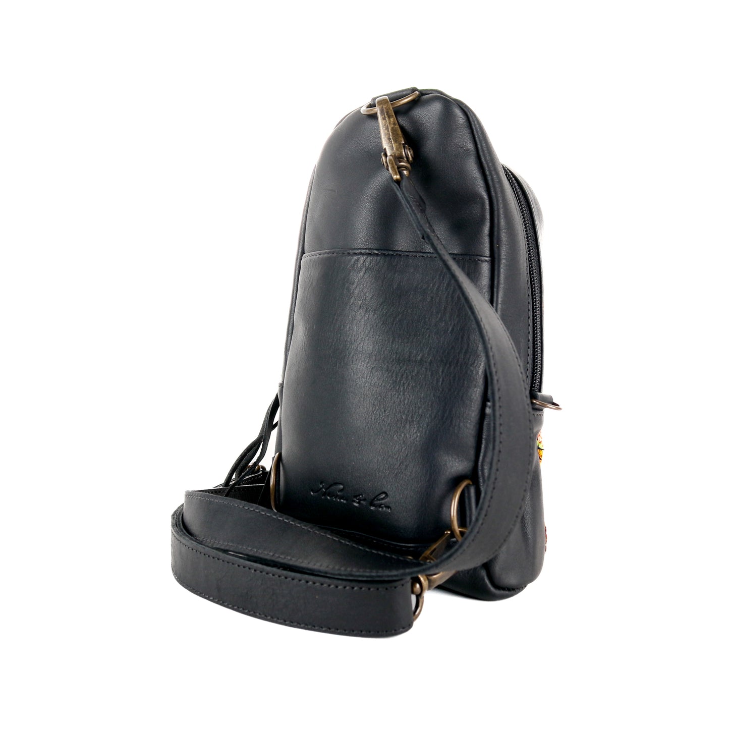 2.0 CROSSBODY SLING - SMALL - H&S MOONS - BLACK - NO. 15143