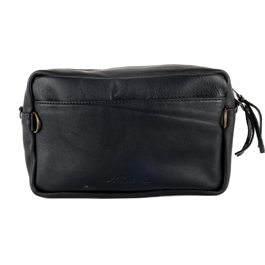 WANDER BAG - LARGE -  H&S WHEAT - BLACK - NO. 15154