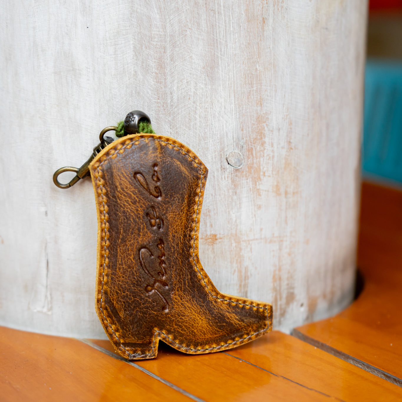 BOOT CHARM - EMBROIDERED LEATHER