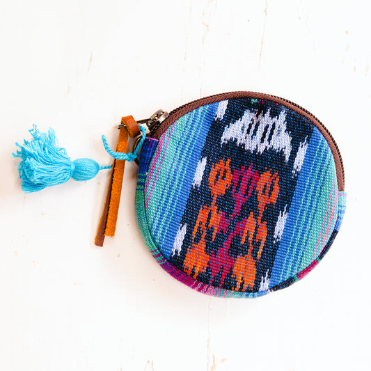 CIRCLE COIN PURSE - BAJA ON THE ROCKS- CAFE