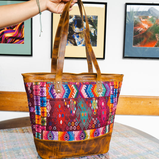 CADIZ TOTE - OOAK HUIPIL - WRANGLER - NO. 14545