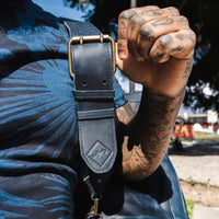 DOUBLE BUCKLE BACKPACK STRAP SET - NAVY