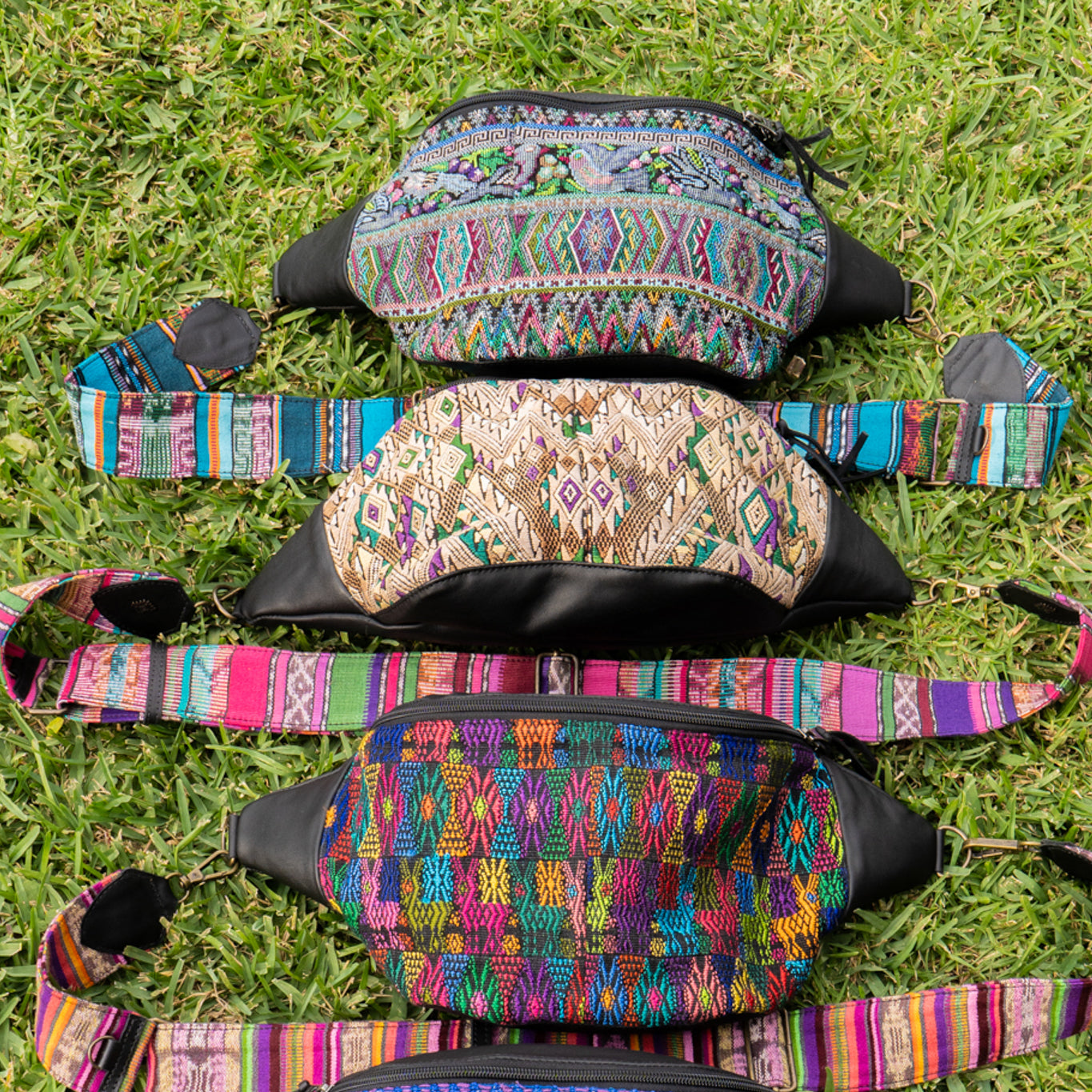 EL DON MANNY PACK SET - OOAK HUIPIL - BLACK - NO. 14994