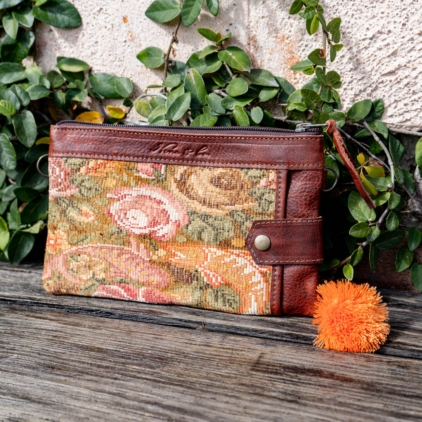 EVERYTHING CLUTCH - OOAK HUIPIL - COPPER - NO. 13997