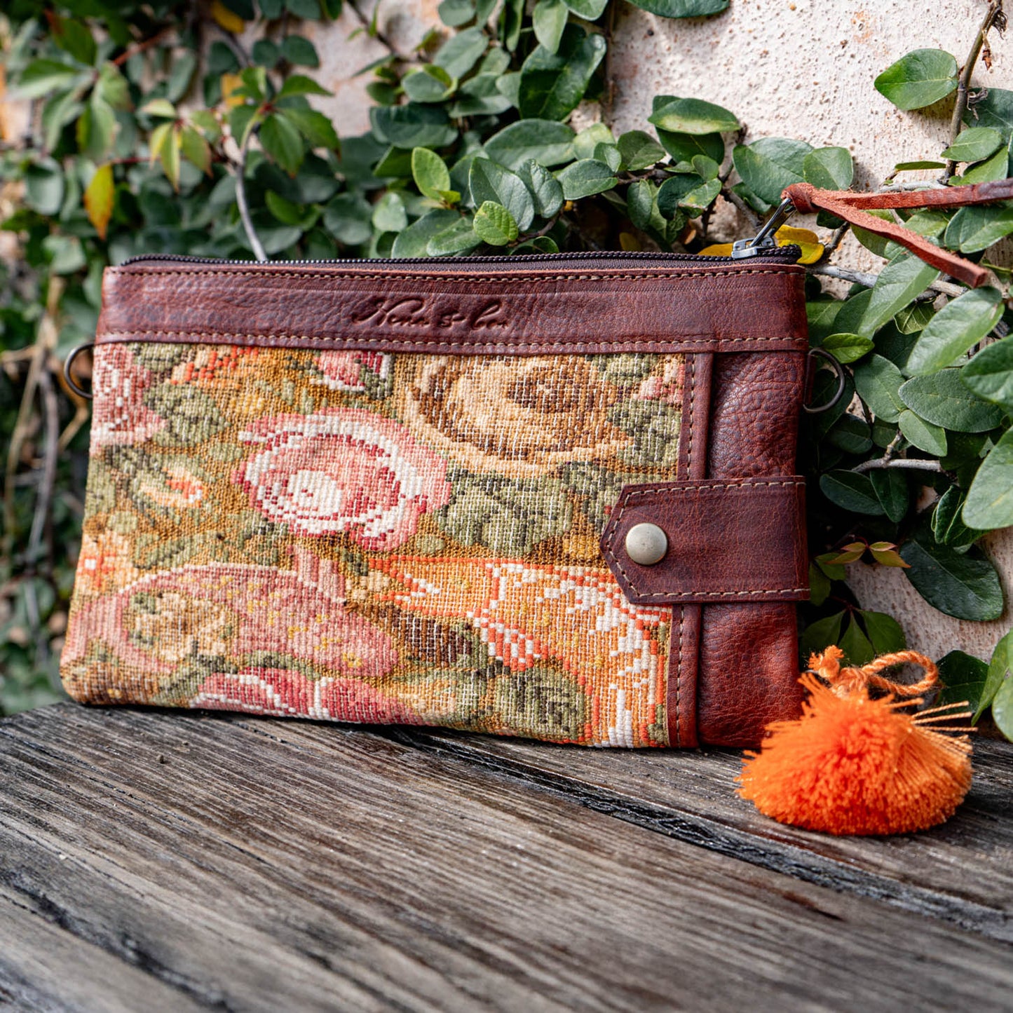 EVERYTHING CLUTCH - OOAK HUIPIL - COPPER - NO. 13997