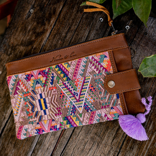 EVERYTHING CLUTCH - OOAK HUIPIL - CAFE - NO. 14002