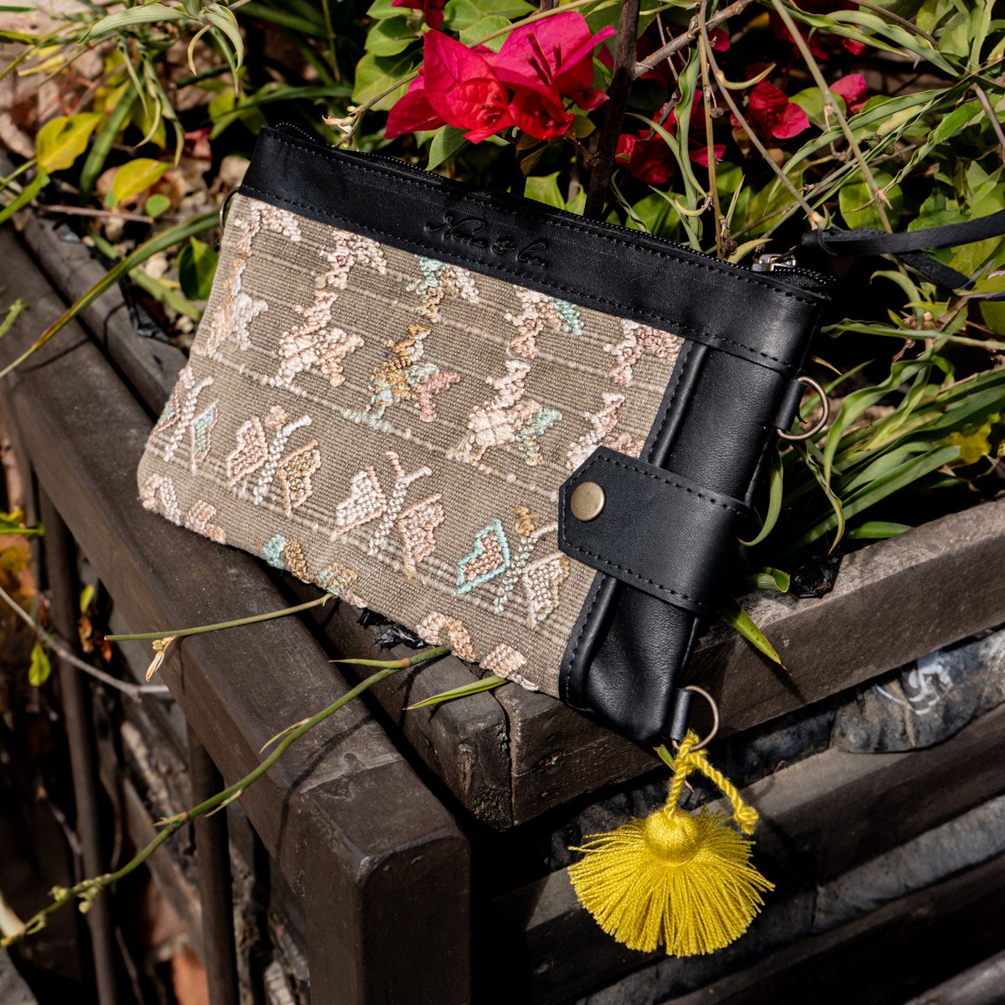 EVERYTHING CLUTCH - OOAK HUIPIL - BLACK - NO. 13998