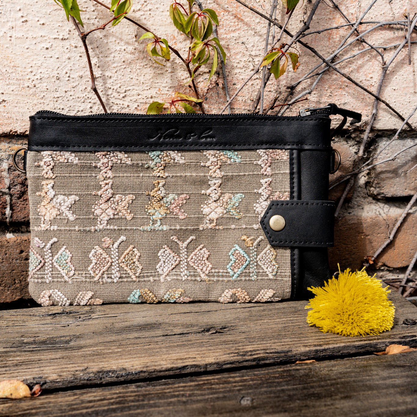 EVERYTHING CLUTCH - OOAK HUIPIL - BLACK - NO. 13998