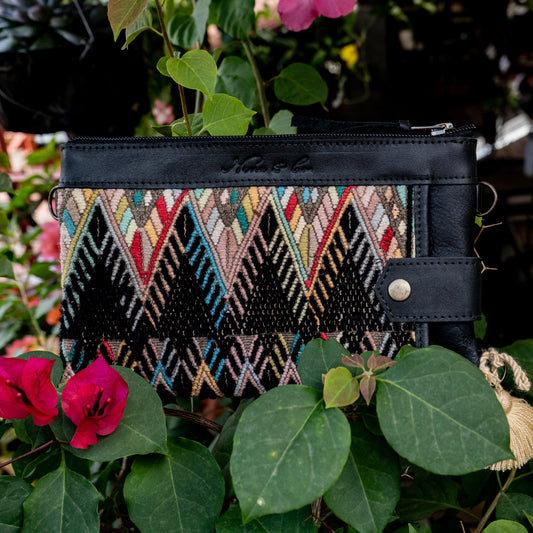 EVERYTHING CLUTCH - OOAK HUIPIL - BLACK - NO. 14001