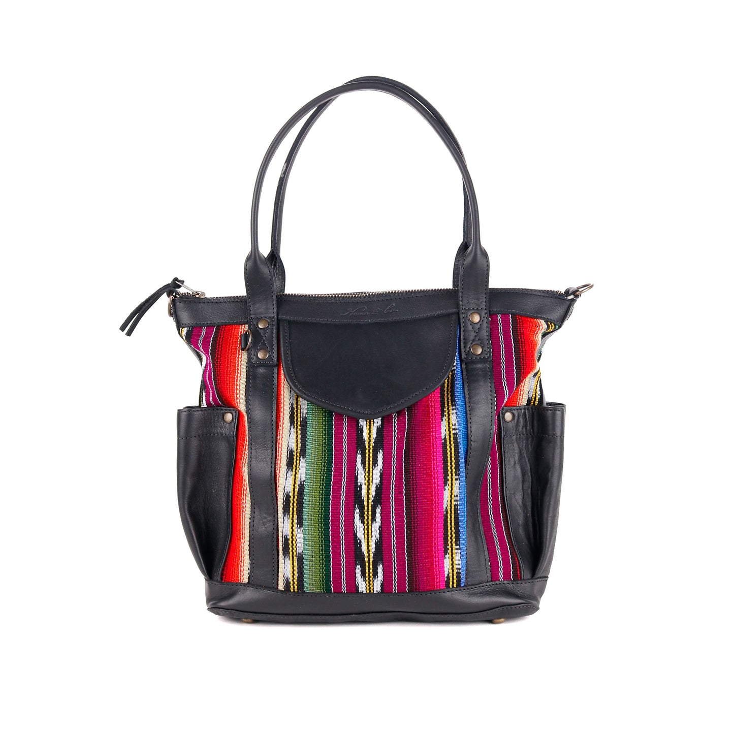 THE PERFECT UTILITY BAG - MEDIUM - RAINBOW FALLS - BLACK