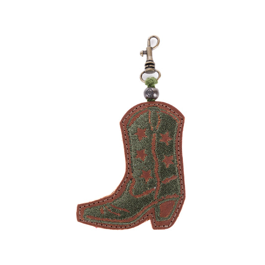 BOOT CHARM - EMBROIDERED LEATHER