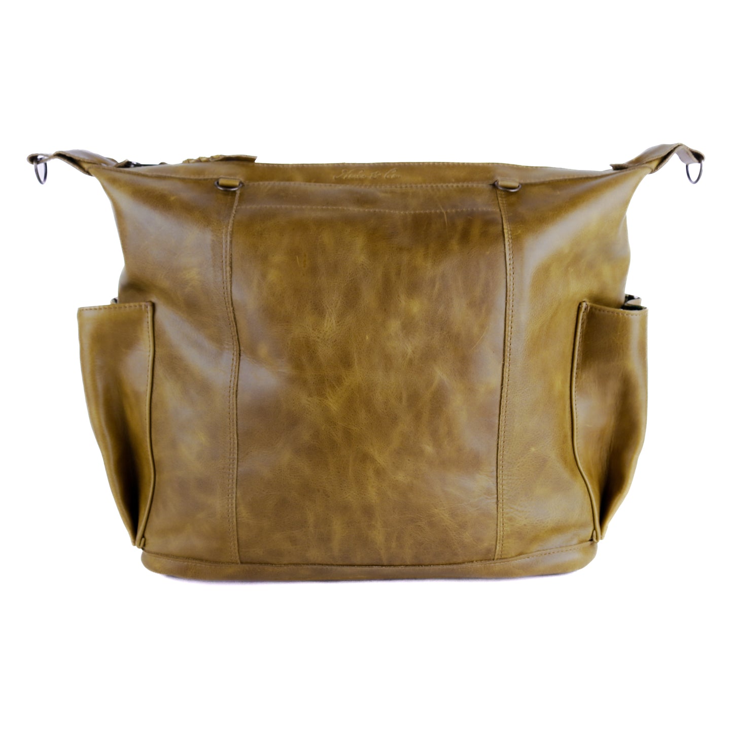 BEATRIZ CONVERTIBLE DAY BAG - FULL LEATHER - MOSS