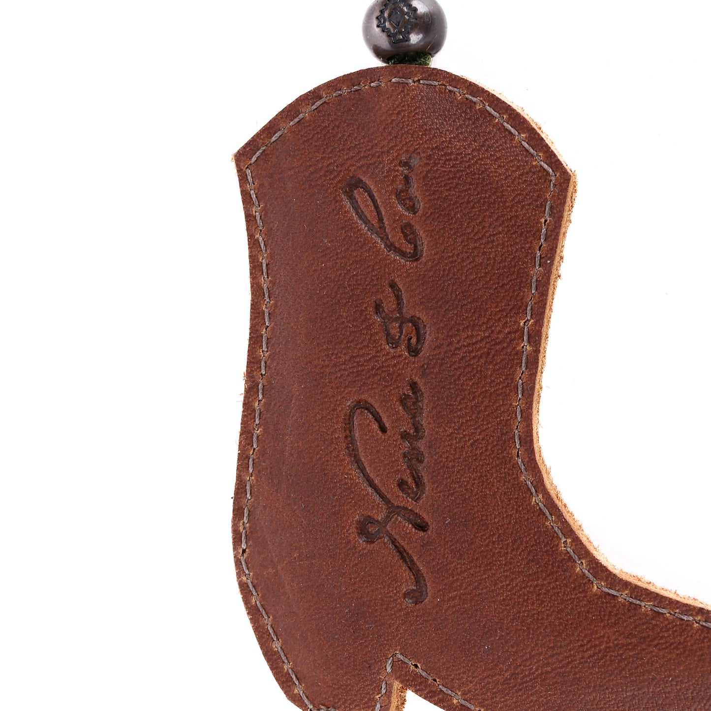 BOOT CHARM - EMBROIDERED LEATHER