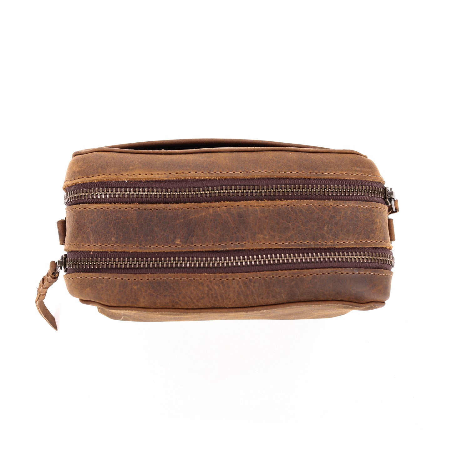 ESSENTIALS BAG - FULL LEATHER - CHESTNUT