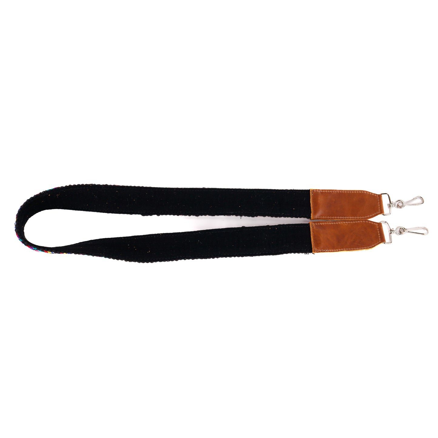 OG CAMERA STRAP - OOAK WOVEN FAJA TEXTILE - CAFE - NO. 10469