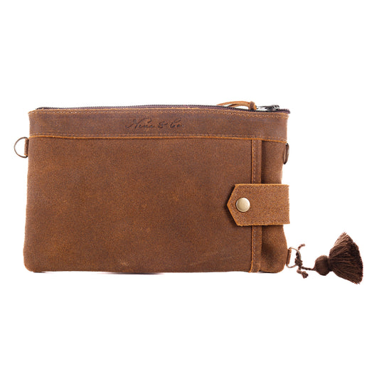 EVERYTHING CLUTCH - FULL LEATHER - TEXAS