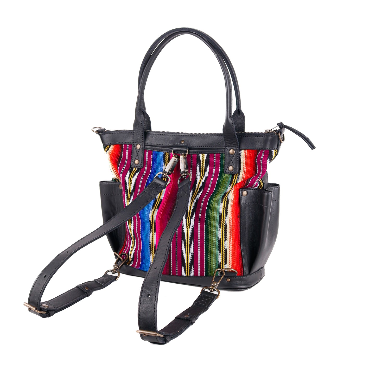 THE PERFECT UTILITY BAG - MEDIUM - RAINBOW FALLS - BLACK