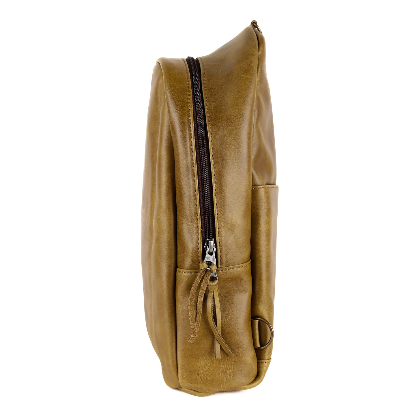 CROSSBODY SLING 2.0 - LARGE - FULL LEATHER - MOSS