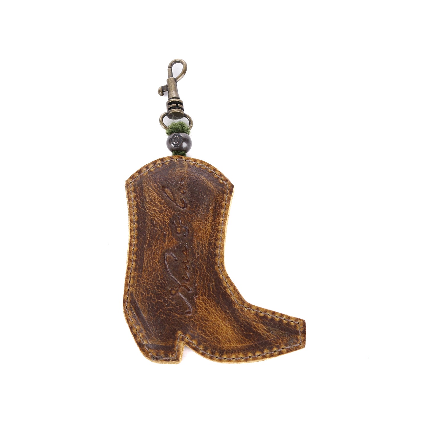 BOOT CHARM - EMBROIDERED LEATHER