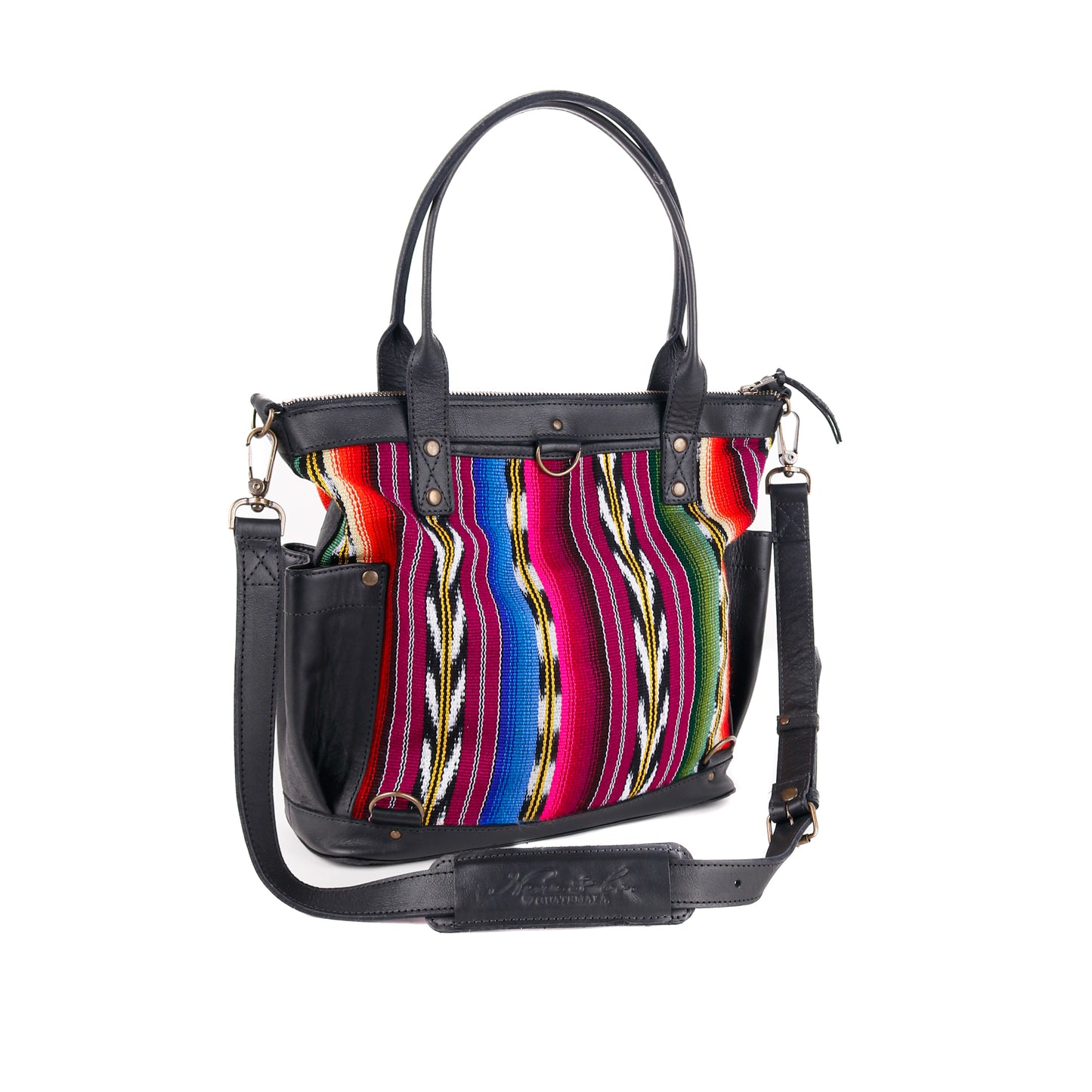 THE PERFECT UTILITY BAG - MEDIUM - RAINBOW FALLS - BLACK