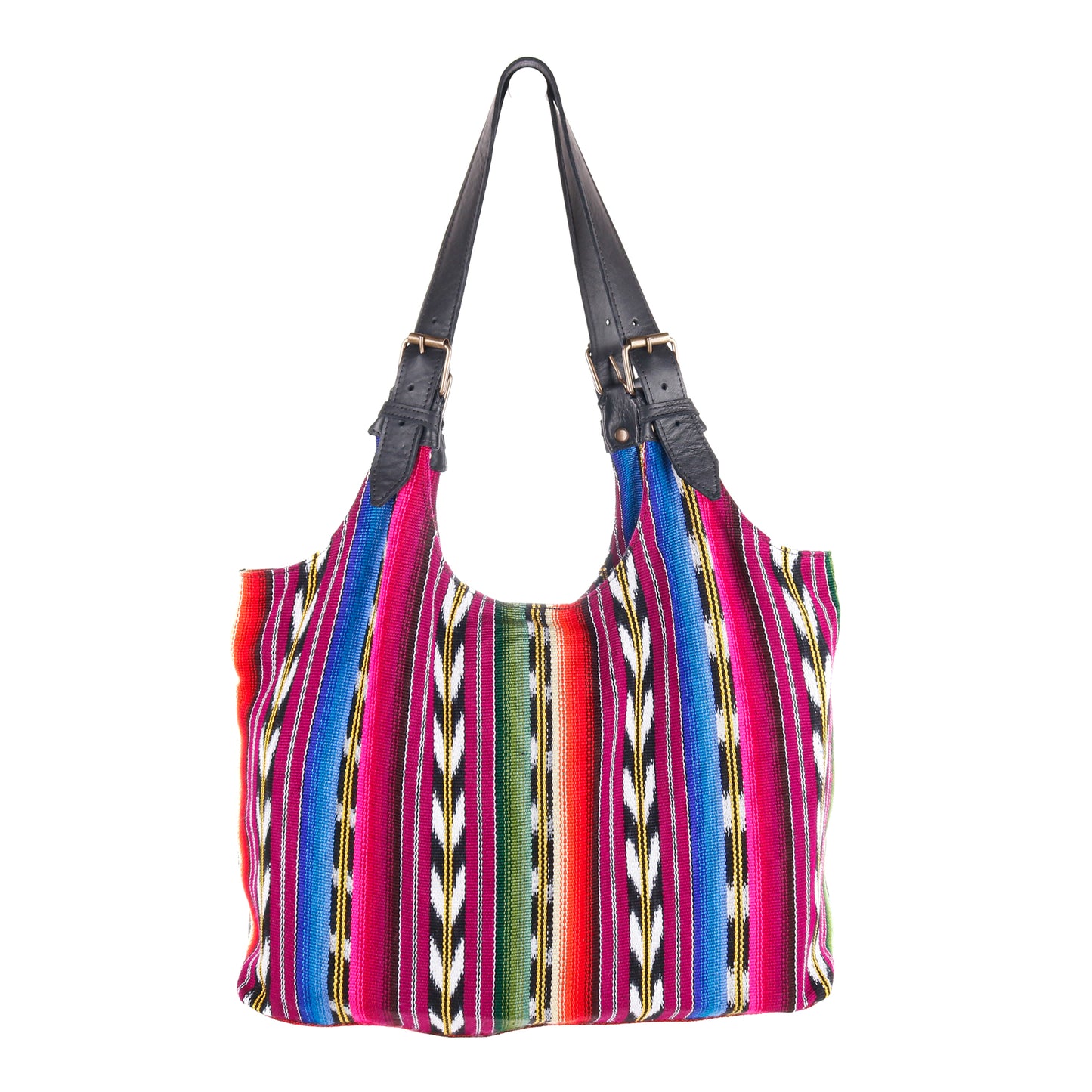 ALEJANDRA BAG - RAINBOW FALLS - BLACK LEATHER