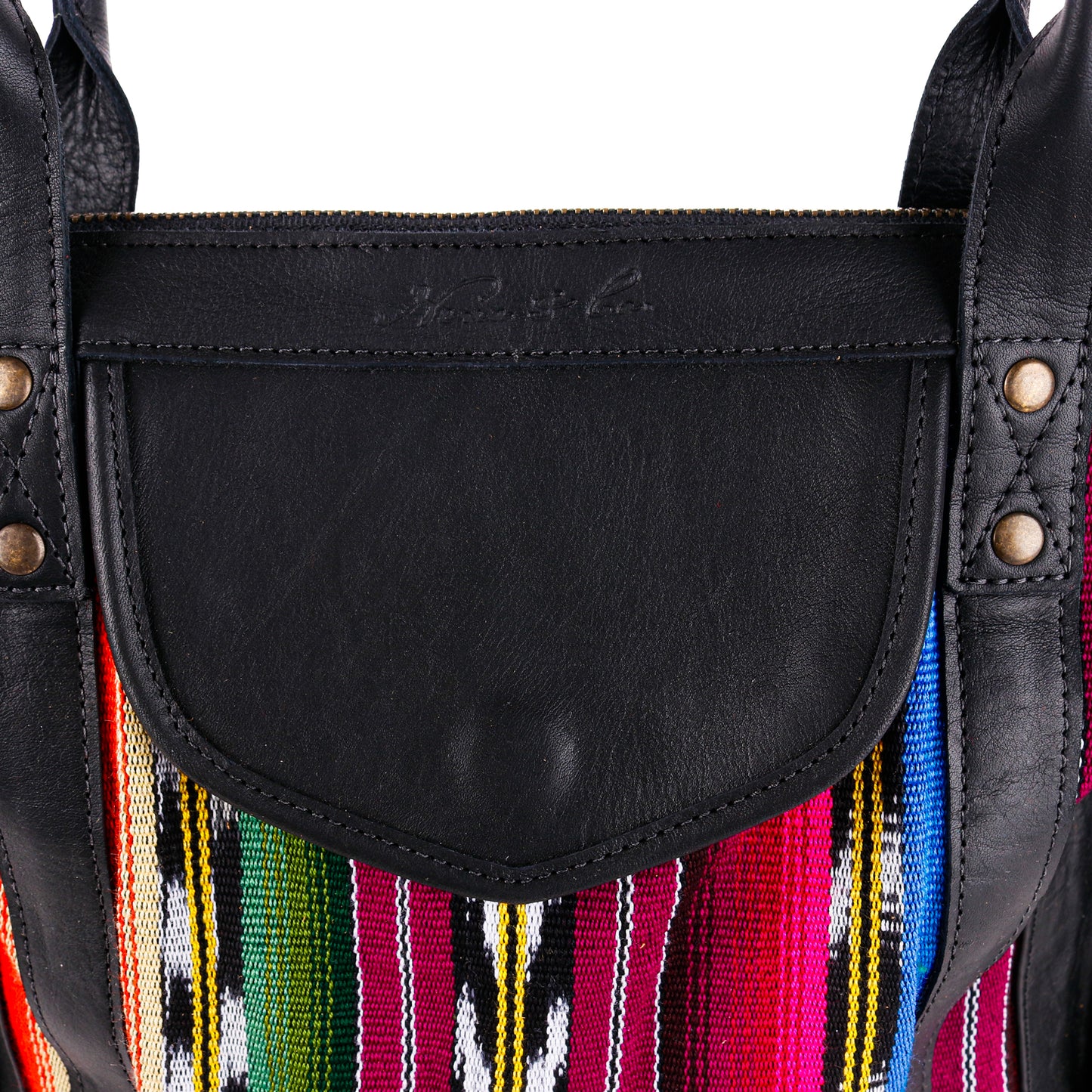 THE PERFECT UTILITY BAG - MEDIUM - RAINBOW FALLS - BLACK