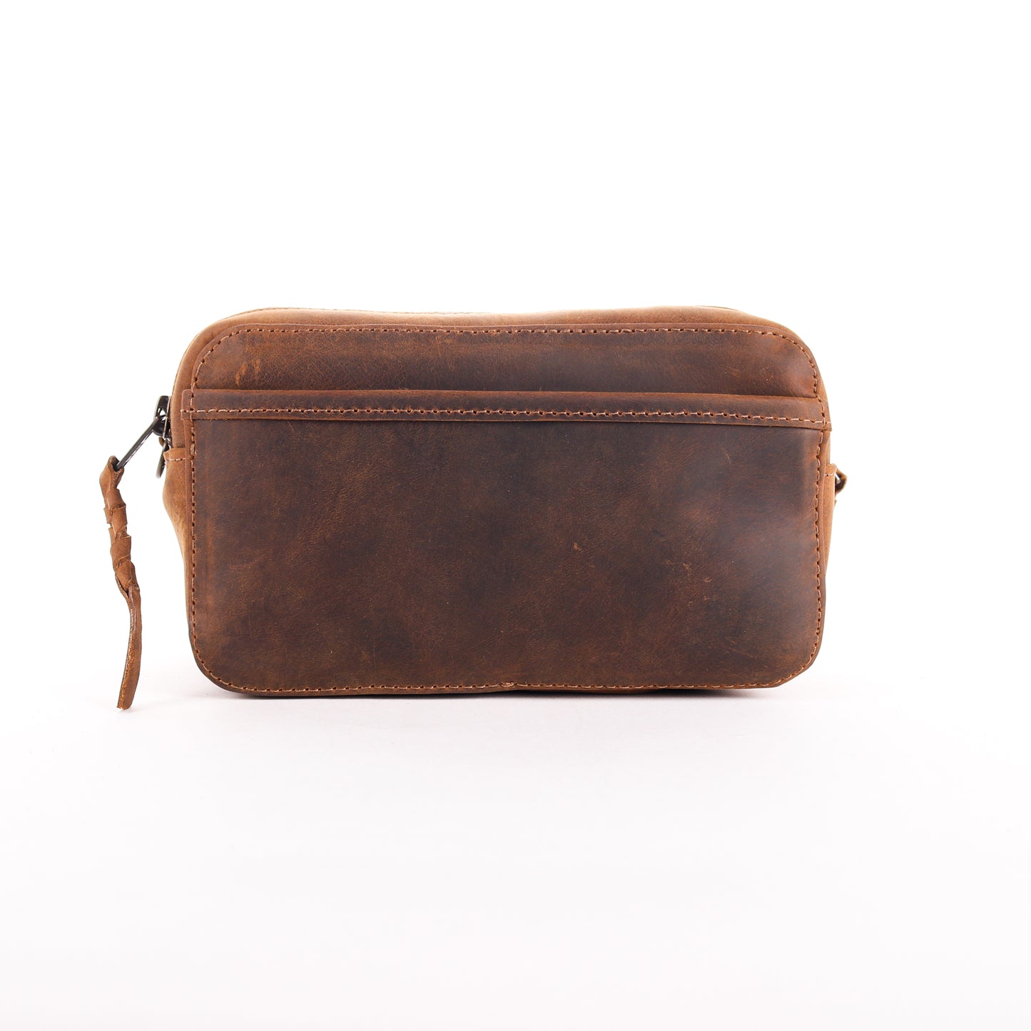 ESSENTIALS BAG - FULL LEATHER - CHESTNUT