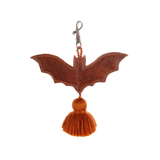 LEATHER BAT CHARM