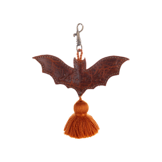 LEATHER BAT CHARM