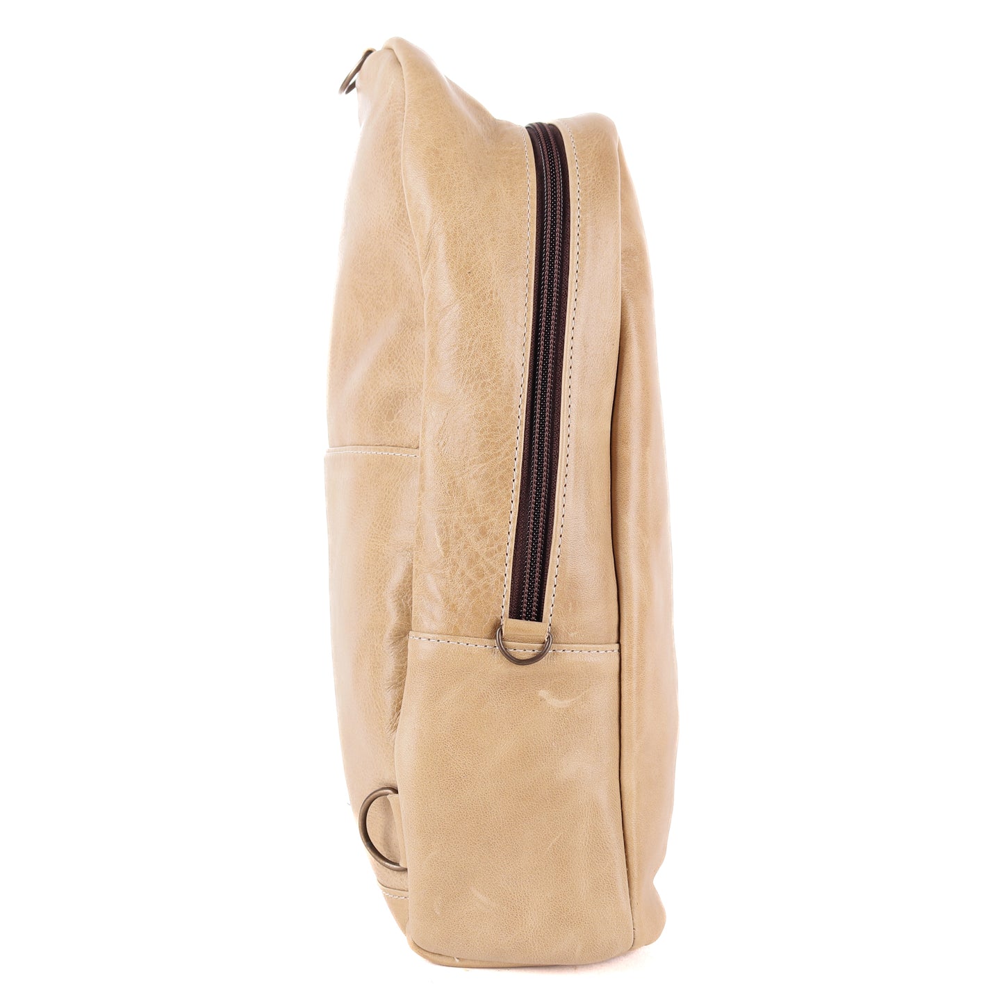 CROSSBODY SLING 2.0 - LARGE - FULL LEATHER - CAMEL