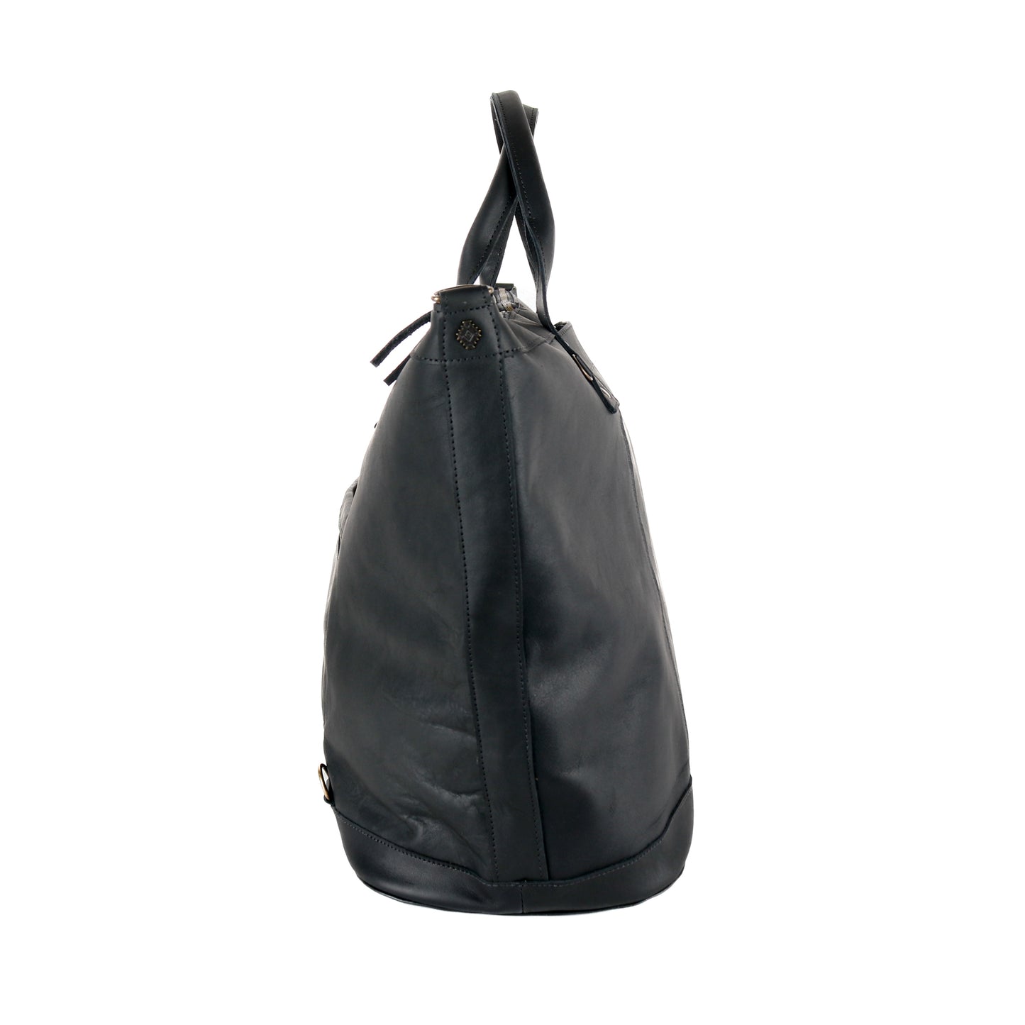 UPDATED PERFECT WEEKENDER - FULL LEATHER - BLACK