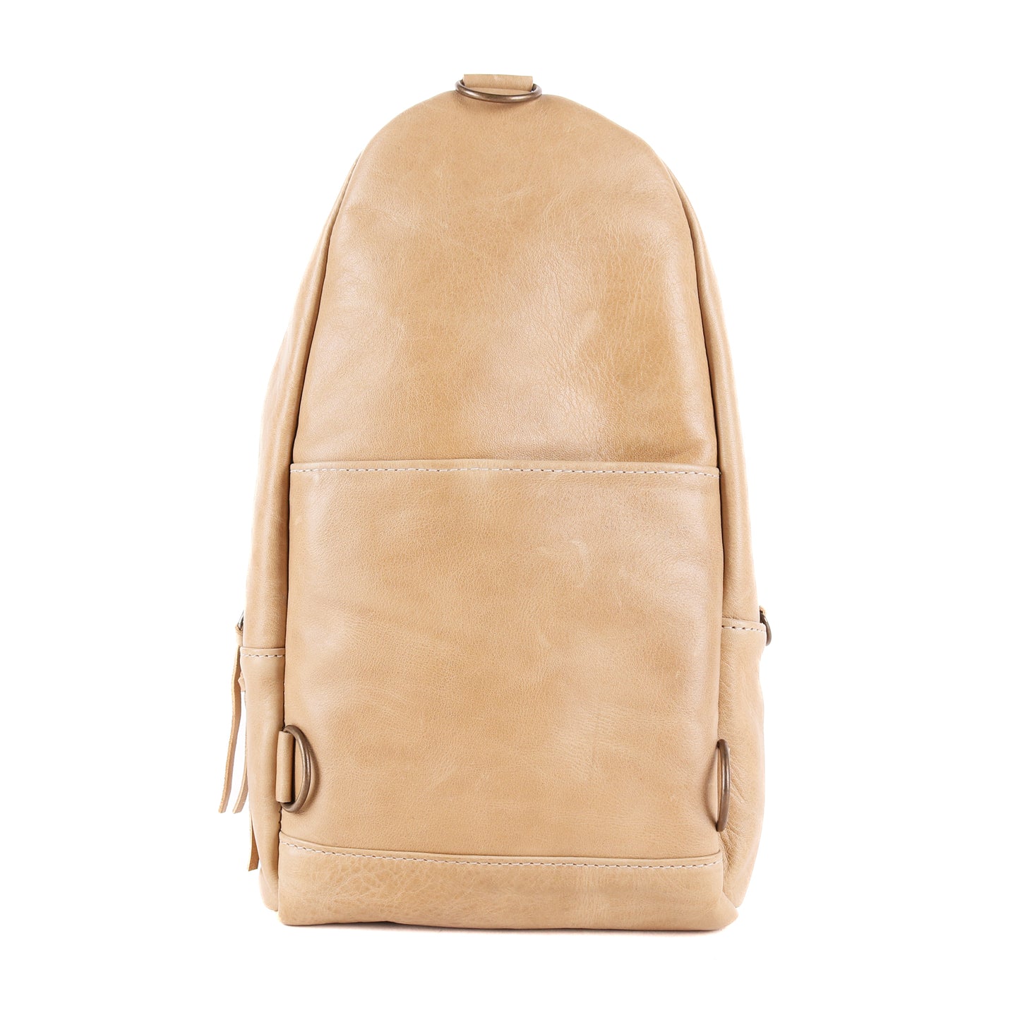 2.0 CROSSBODY SLING - FULL LEATHER - CAMEL