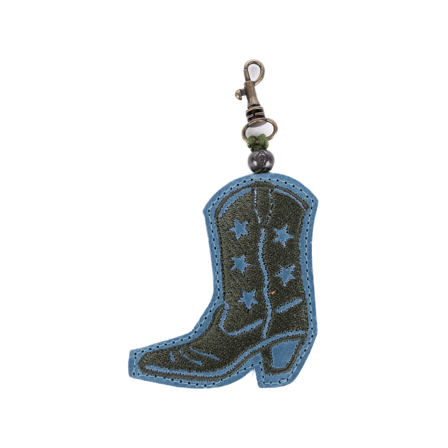 BOOT CHARM - EMBROIDERED LEATHER