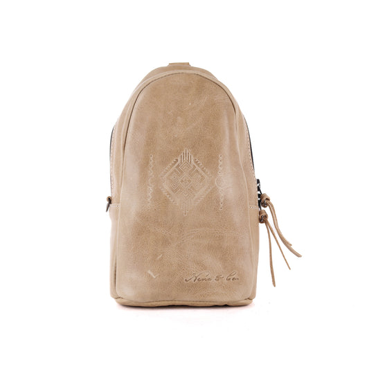 SMALL 2.0 CROSSBODY SLING - FULL LEATHER - CAMEL