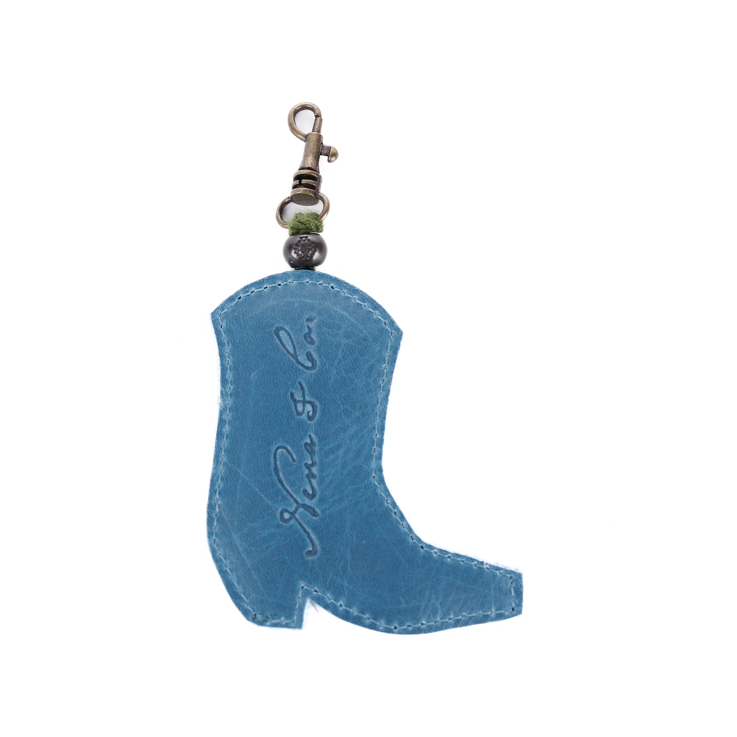 BOOT CHARM - EMBROIDERED LEATHER