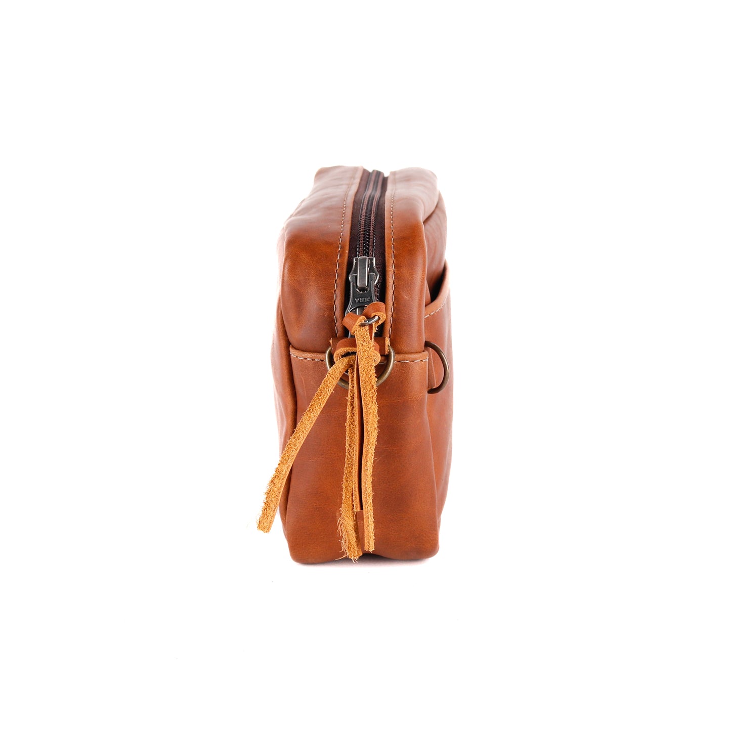 WANDER CROSSBODY BAG + WIDE ADJUSTABLE STRAP SET - FULL LEATHER - CAFE