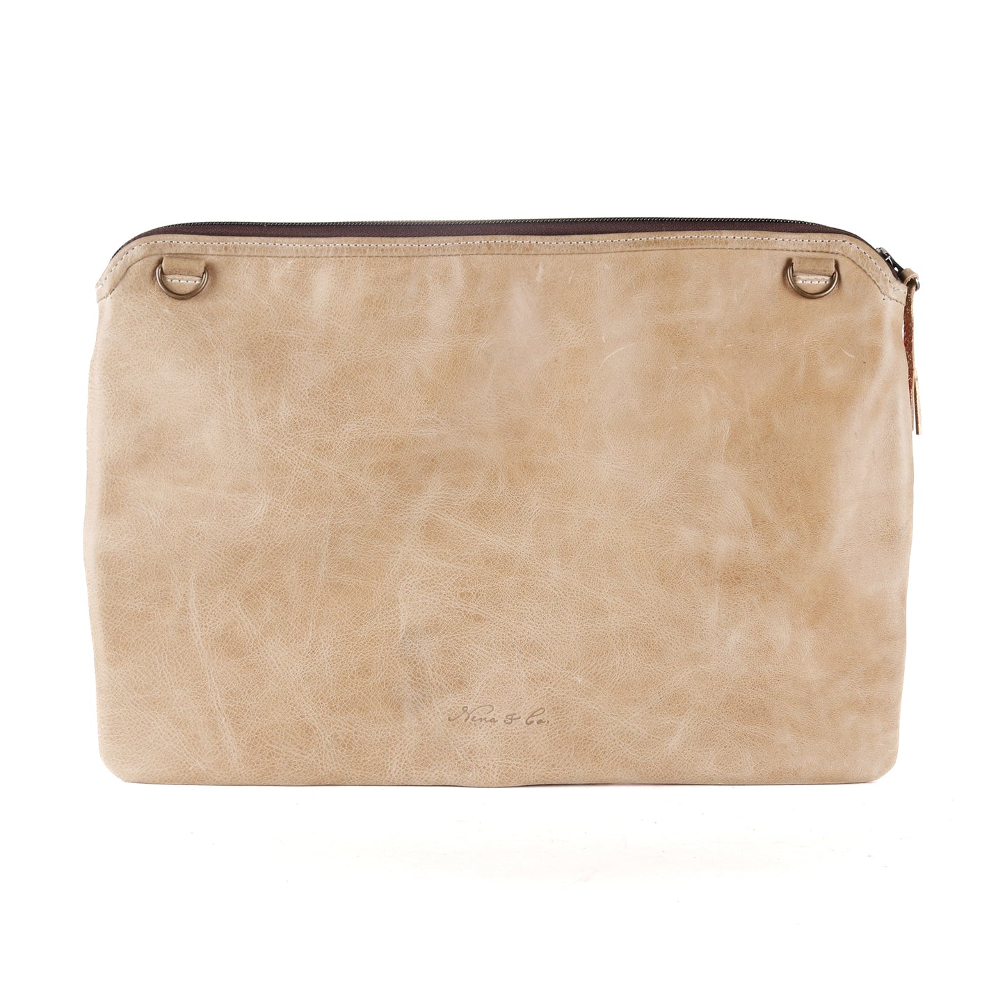 LAPTOP CASE 16" - OOAK HUIPIL - CAMEL - NO. 13121