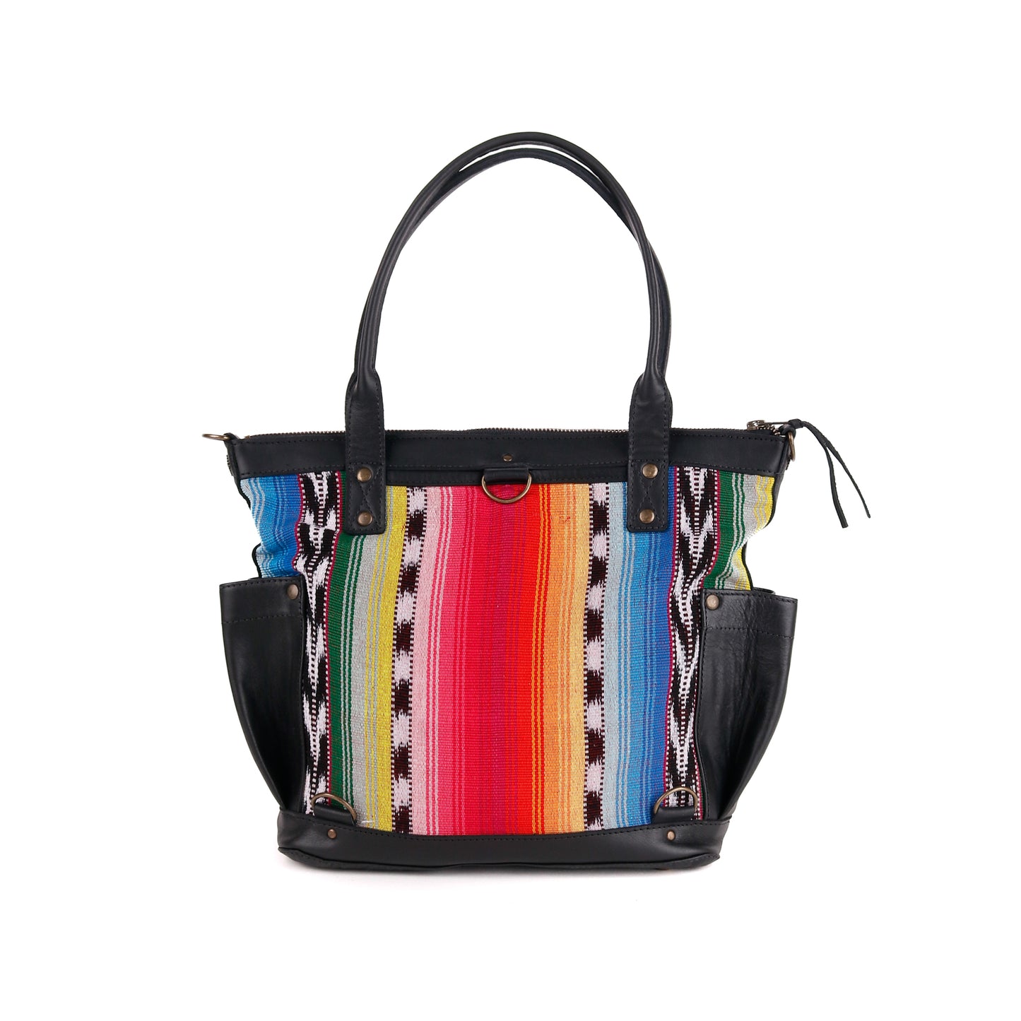 THE PERFECT UTILITY BAG - MEDIUM - ALOHA - BLACK