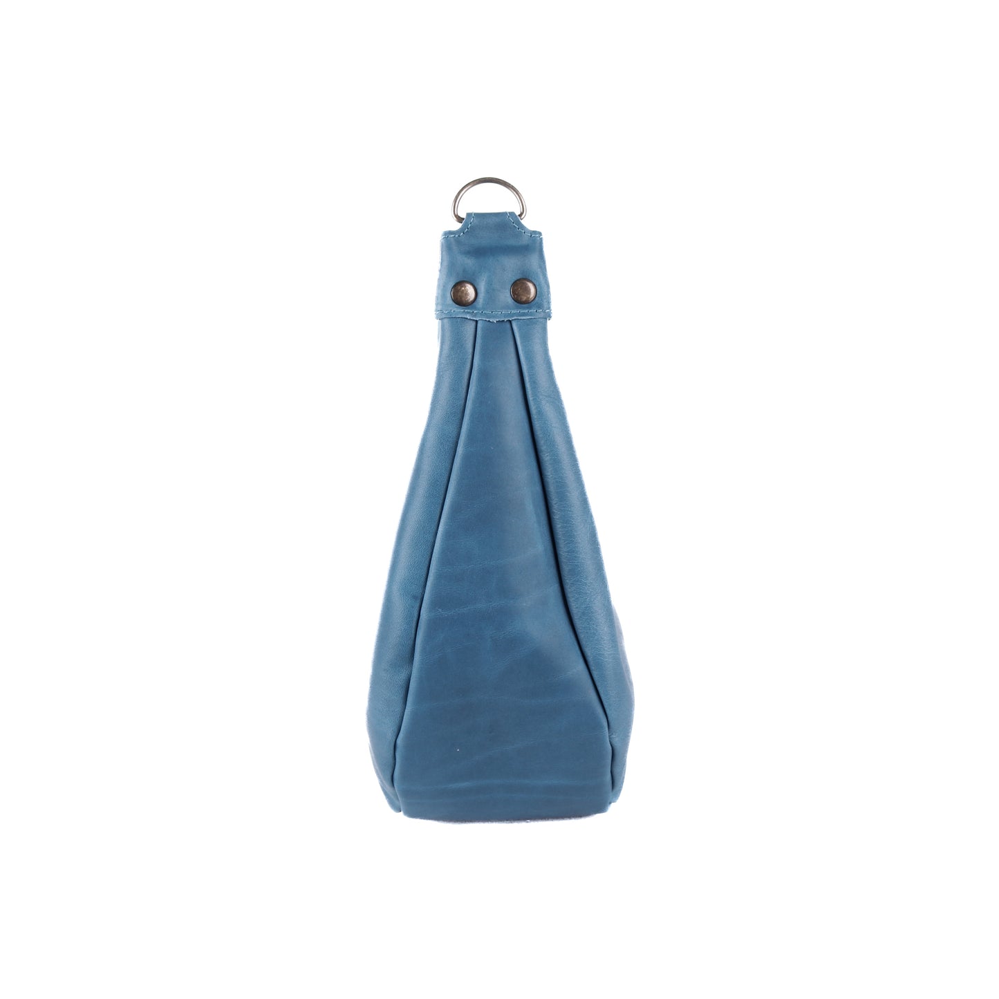 BOHO SADDLE BAG - FULL LEATHER - CERULEAN