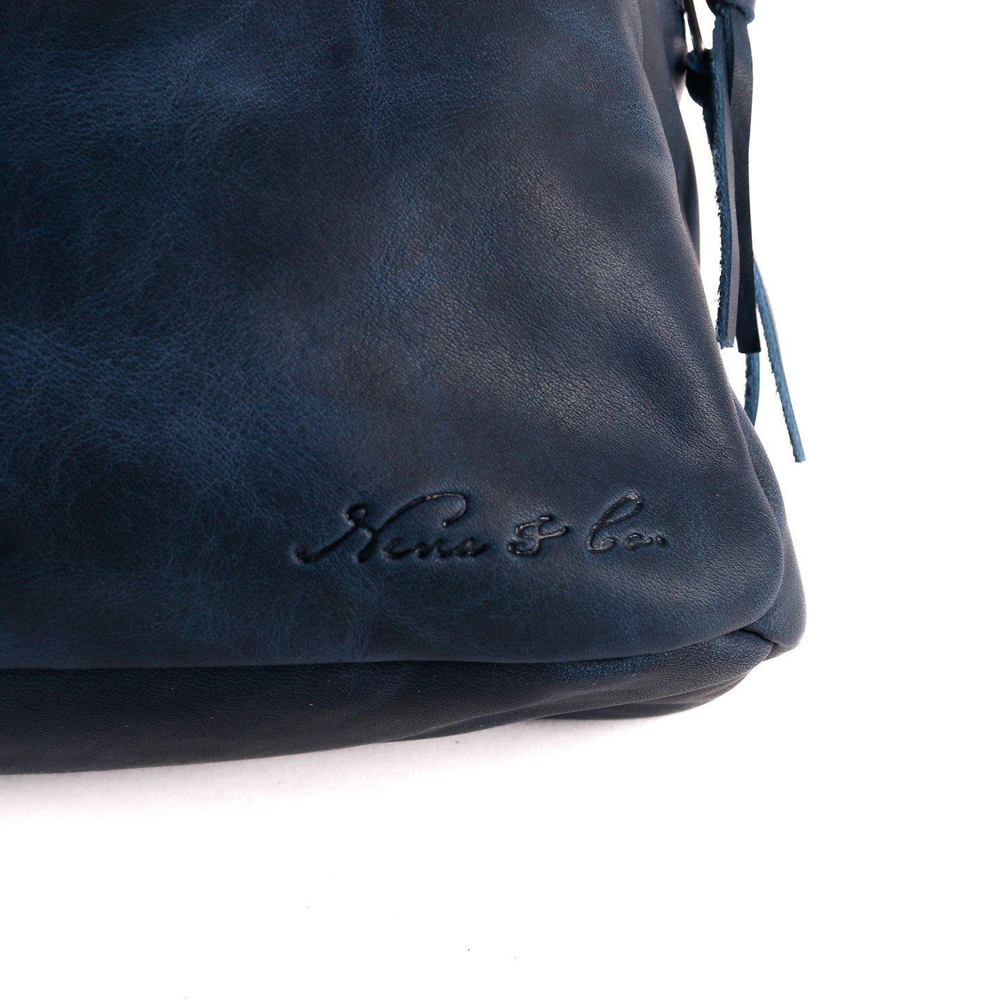 CROSSBODY SLING 2.0 - LARGE - FULL LEATHER - NAVY