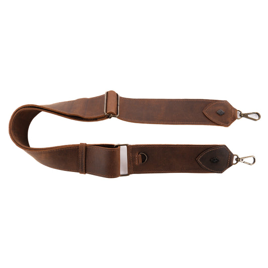 ADJUSTABLE WIDE STRAP - CHESTNUT