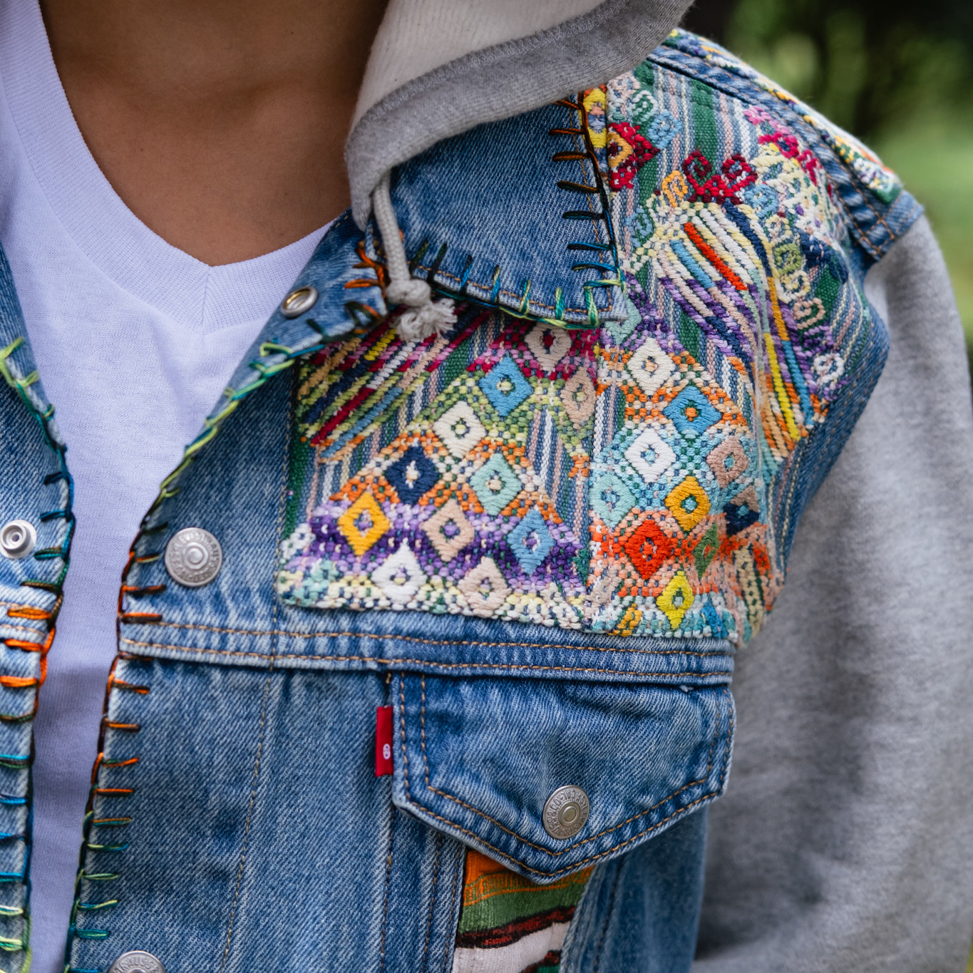 OOAK VINTAGE DENIM JACKET - SIZE 2XL - NO. 13473