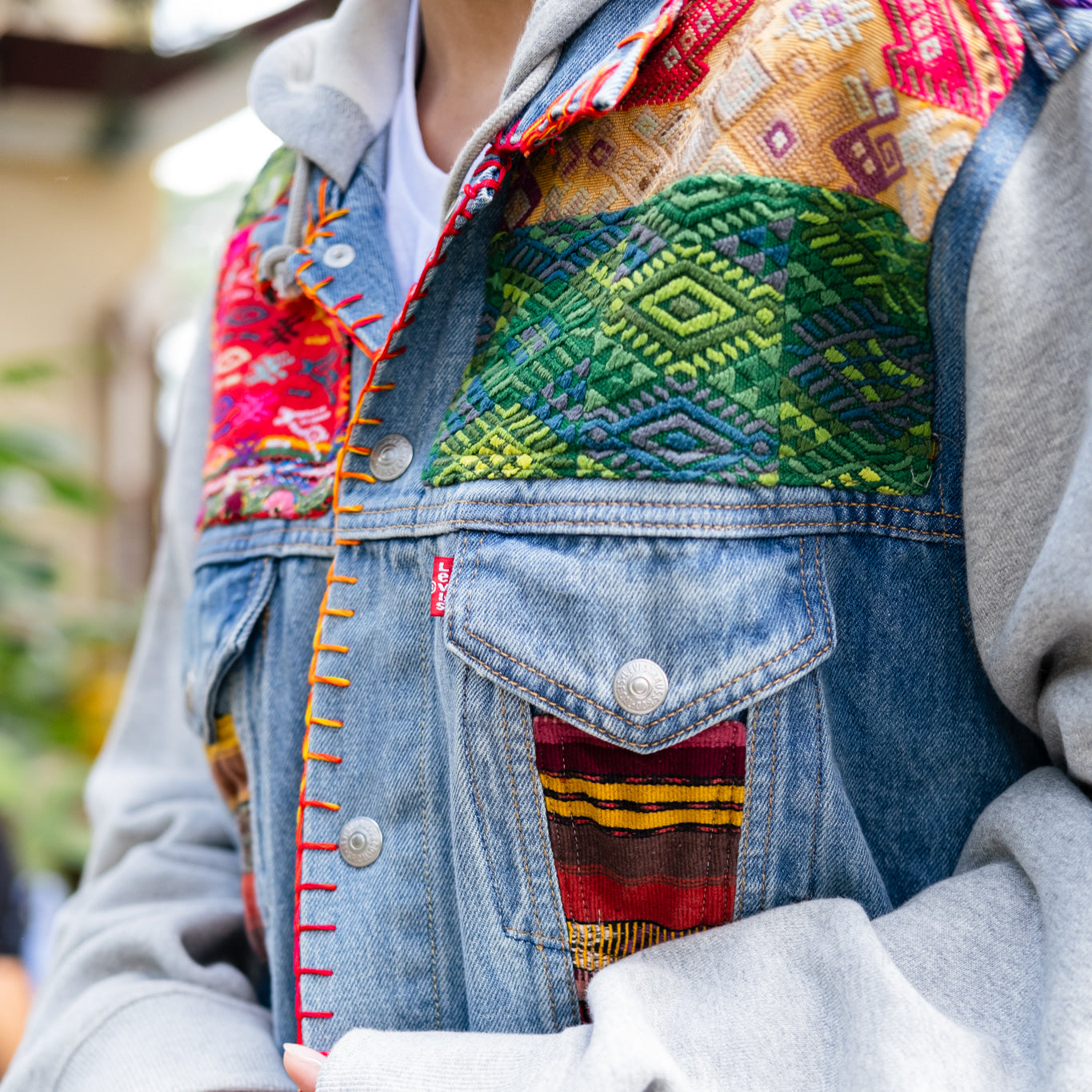 OOAK VINTAGE DENIM JACKET - SIZE 2XL - NO. 13474