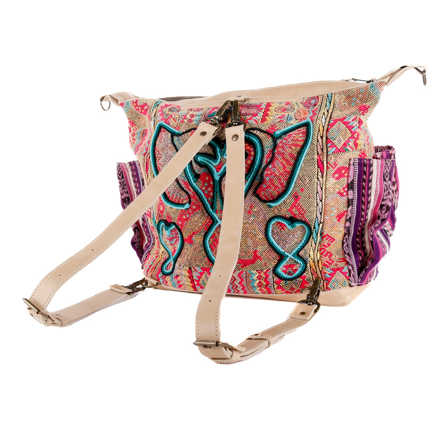 BEATRIZ CDB - EMBROIDERED OOAK HUIPIL - LATTE - NO. 15267