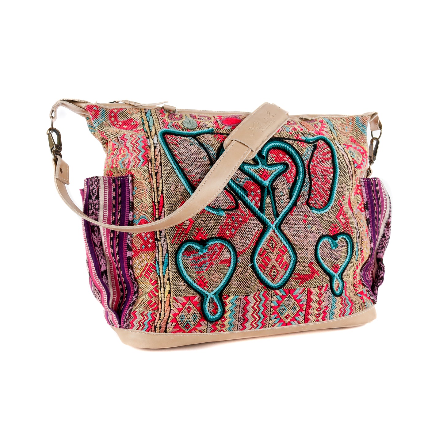 BEATRIZ CDB - EMBROIDERED OOAK HUIPIL - LATTE - NO. 15267